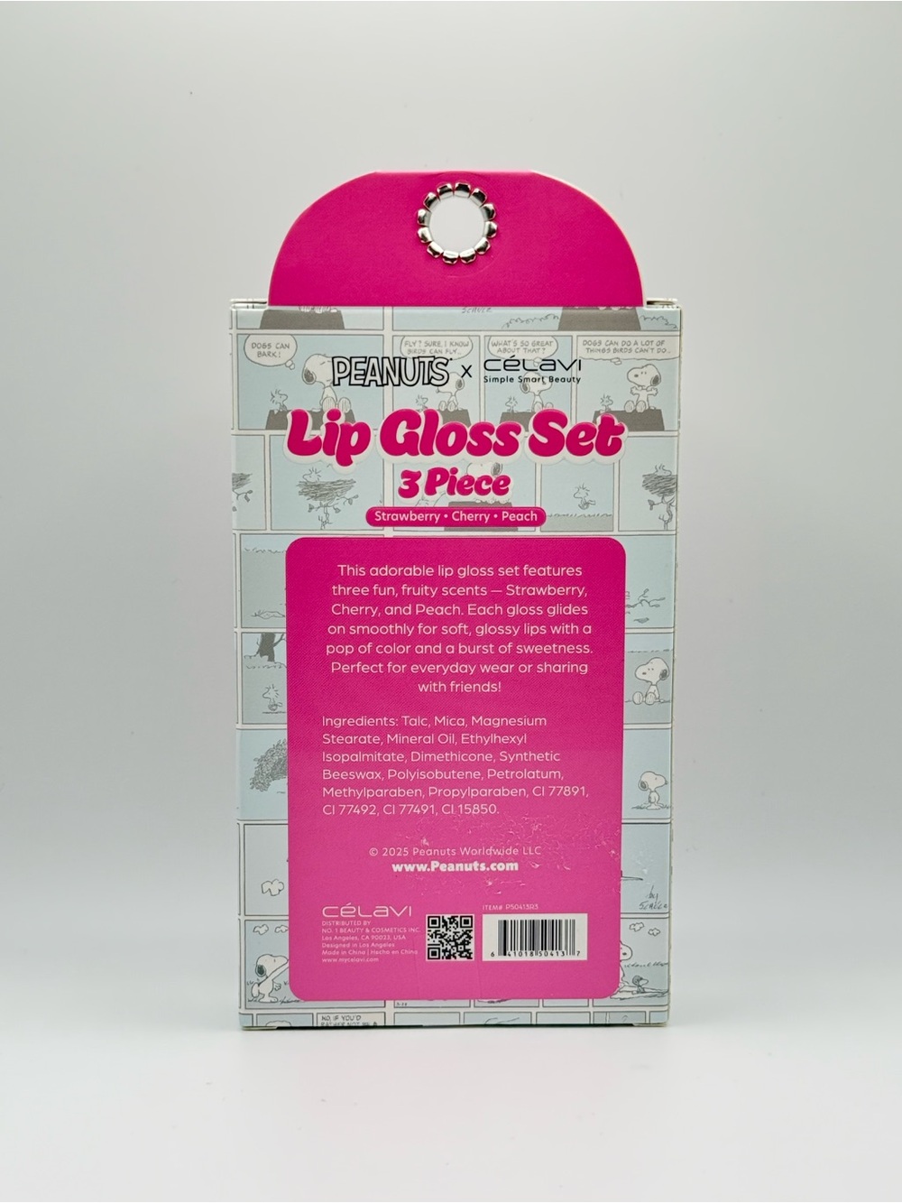 PEANUTS x CÉLAVI 3-Piece Lip Gloss Set | Snoopy Gift Set - Picture 3 of 3